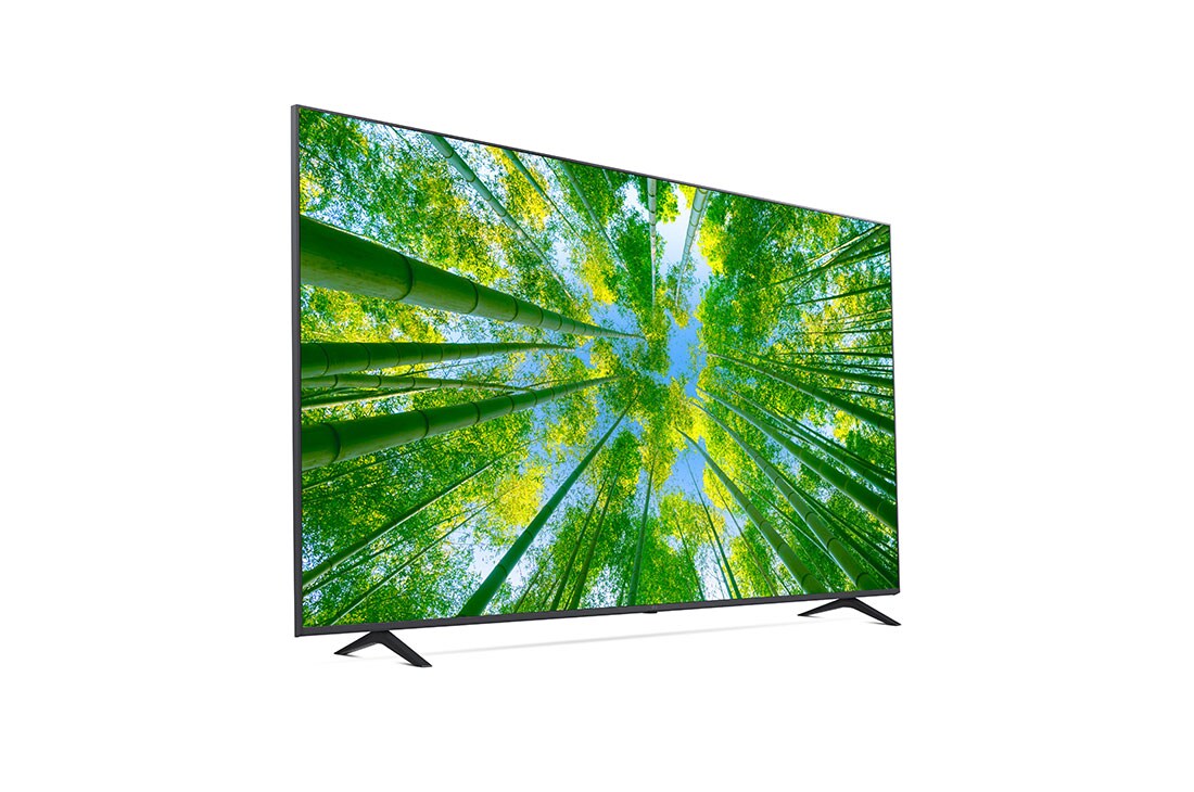 LG TÉLÉVISEUR UHD 4K, vue de côté à 60 degrés, 86UQ80006LB, thumbnail 5