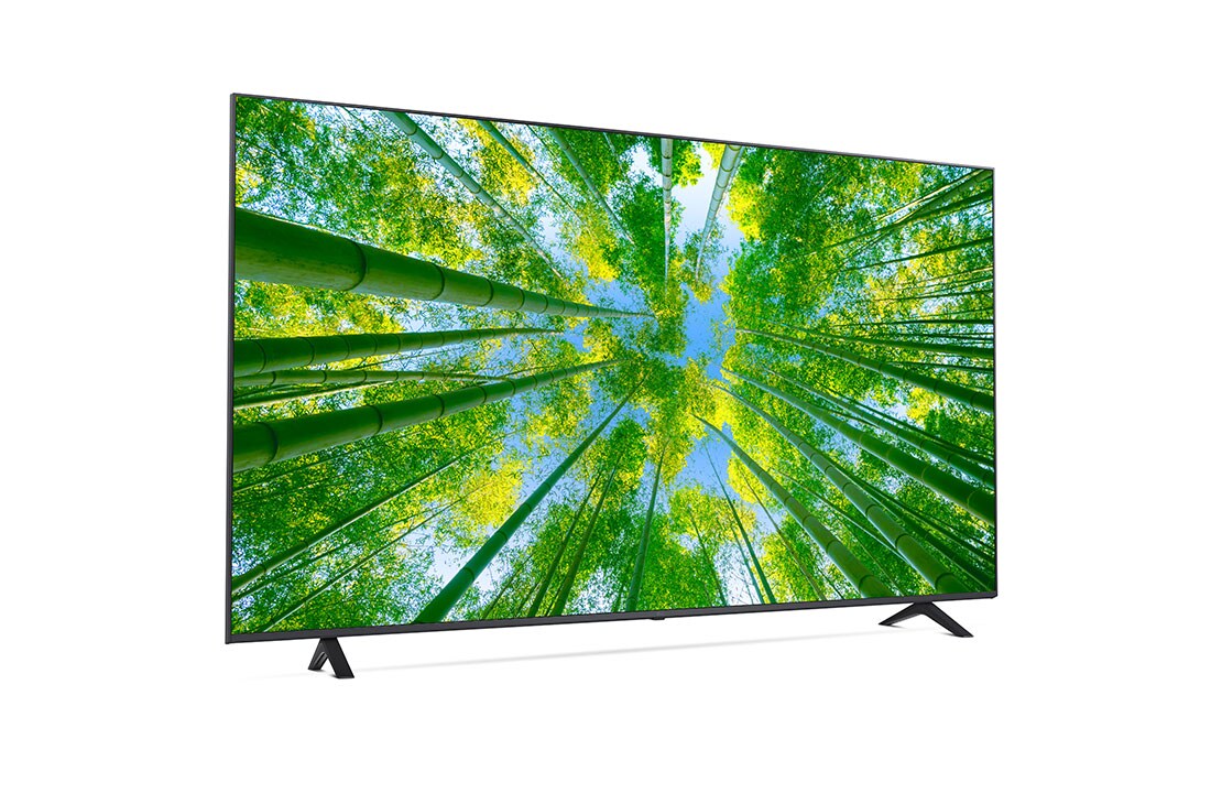 LG TÉLÉVISEUR UHD 4K, vue de côté à 30 degrés avec image de remplissage, 86UQ80006LB, thumbnail 6