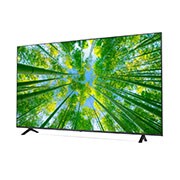 LG TÉLÉVISEUR UHD 4K, vue de côté à 30 degrés avec image de remplissage, 86UQ80006LB, thumbnail 3