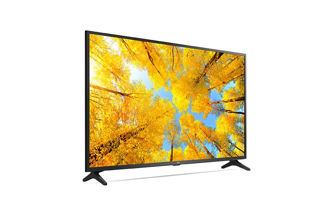 LG TÉLÉVISEUR UHD 4K, vue de côté à 60 degrés, 55UQ75006LF, thumbnail 5