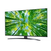 LG TÉLÉVISEUR UHD 4K, vue de côté à 60 degrés, 43UQ81006LB, thumbnail 4