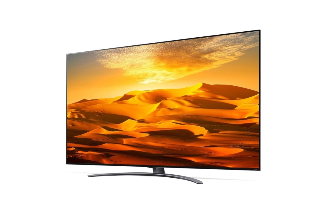 LG QNED91, vue de côté à 60 degrés, 65QNED916QA, thumbnail 4