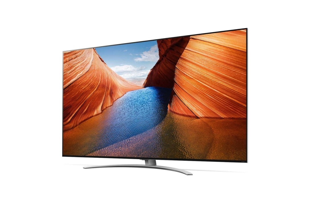 LG QNED99, vue de côté à 60 degrés, 65QNED996QB, thumbnail 4