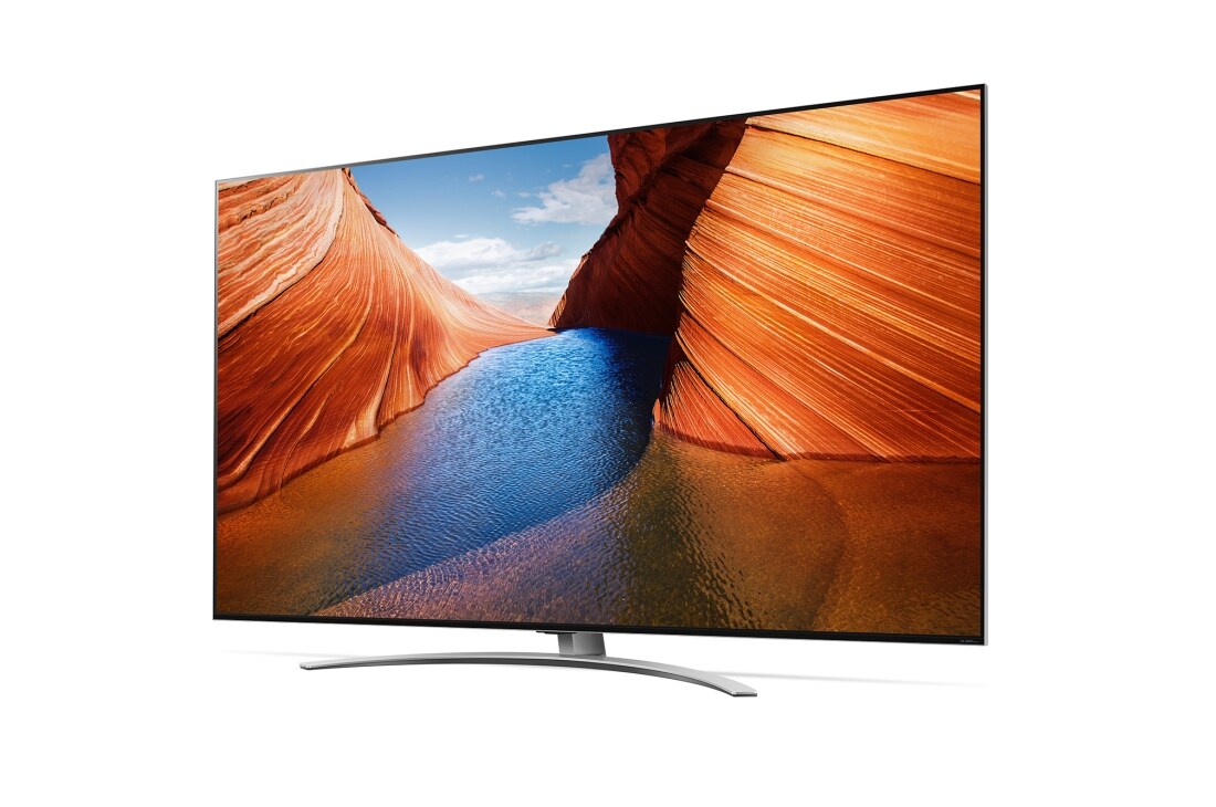 LG QNED99, Vue latérale à 30 degrés, 86QNED996QB, thumbnail 3