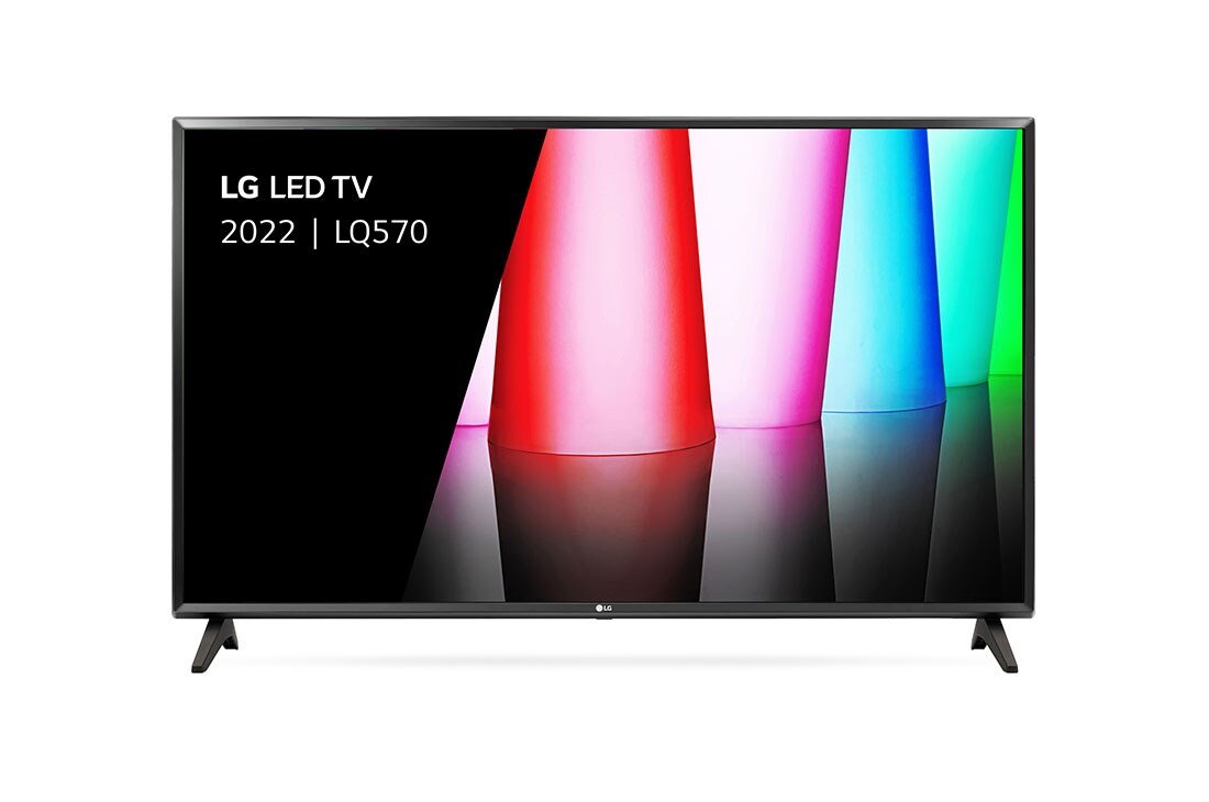 LG 32LQ57, vue avant avec image de remplissage, 32LQ570B6LA
