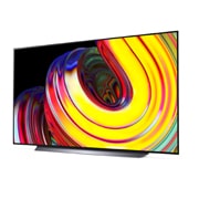 LG CS 77 inch, Vue latérale légèrement inclinée , OLED77CS6LA, thumbnail 3