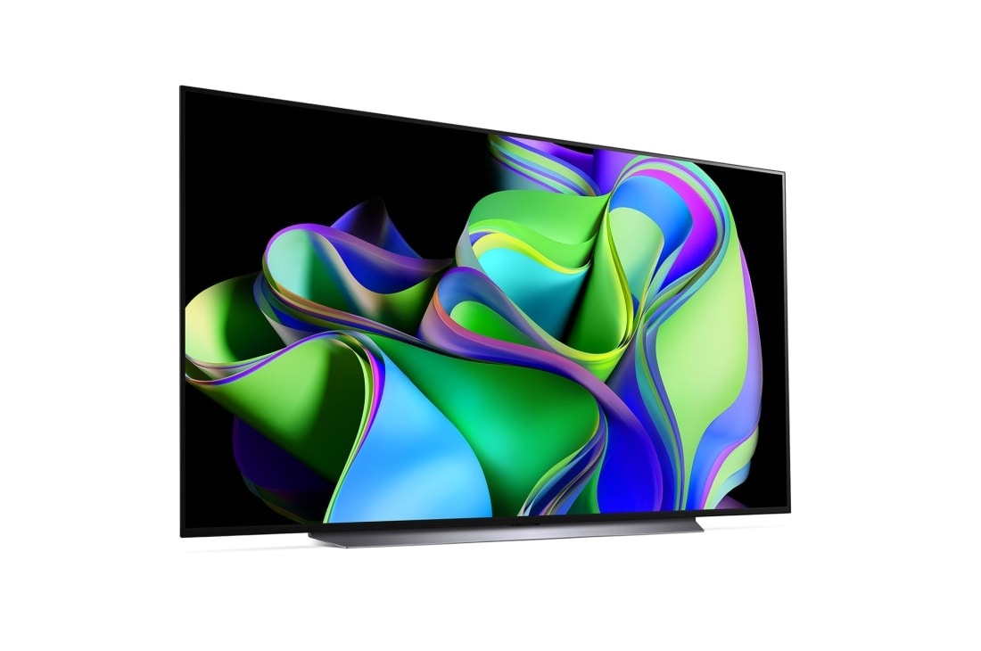 LG 83 pouces LG OLED evo C3 4K Smart TV - OLED83C34LA, Vue latérale légèrement inclinée vers la gauche., OLED83C34LA, thumbnail 7