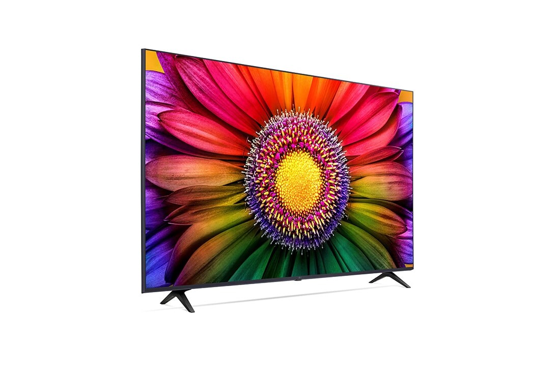 LG UHD UR80 75'' 4K Smart TV 2023, vue de côté à 30 degrés, 75UR80006LJ, thumbnail 5