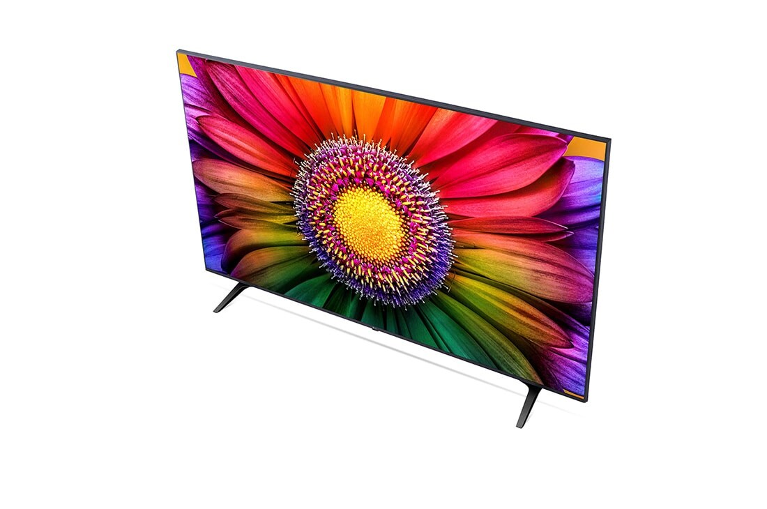 LG UHD UR80 75'' 4K Smart TV 2023, vue de côté à 30 degrés, 75UR80006LJ, thumbnail 7