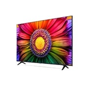 LG UHD UR80 75'' 4K Smart TV 2023, vue de côté à 30 degrés, 75UR80006LJ, thumbnail 4