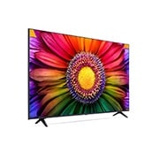 LG UHD UR80 75'' 4K Smart TV 2023, vue de côté à 30 degrés, 75UR80006LJ, thumbnail 5