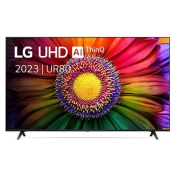 Vue avant du téléviseur UHD de LG1