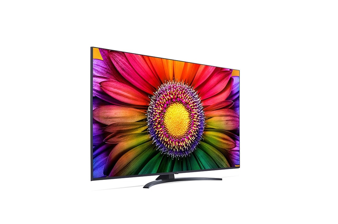 LG 55 pouces LG LED UHD UR81 4K Smart TV - 55UR81006LJ, vue de côté à 30 degrés, 55UR81006LJ, thumbnail 5