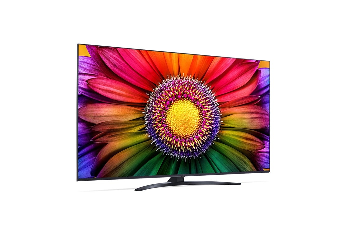 LG 55 pouces LG LED UHD UR81 4K Smart TV - 55UR81006LJ, vue de côté à 30 degrés, 55UR81006LJ, thumbnail 6