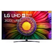 LG 55 pouces LG LED UHD UR81 4K Smart TV - 55UR81006LJ, Vue avant du téléviseur UHD de LG, 55UR81006LJ, thumbnail 1