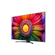 LG 55 pouces LG LED UHD UR81 4K Smart TV - 55UR81006LJ, vue de côté à 30 degrés, 55UR81006LJ, thumbnail 4