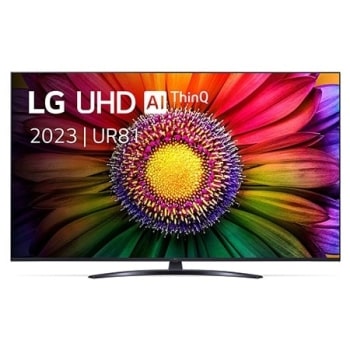 Vue avant du téléviseur UHD de LG1
