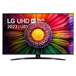 Vue avant du téléviseur UHD de LG2