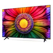 LG UHD UR80 43'' 4K Smart TV 2023, vue de côté à 30 degrés, 43UR80006LJ, thumbnail 3
