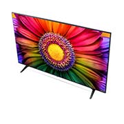 LG UHD UR80 55'' 4K Smart TV 2023, vue de côté à -30 degrés, 55UR80006LJ, thumbnail 7