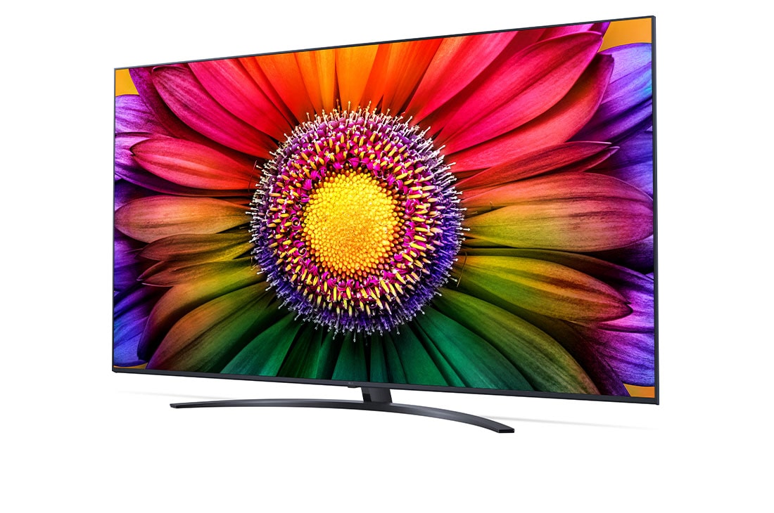 LG 75 pouces LG LED UHD UR81 4K Smart TV - 75UR81006LJ, vue de côté à 30 degrés, 75UR81006LJ, thumbnail 3