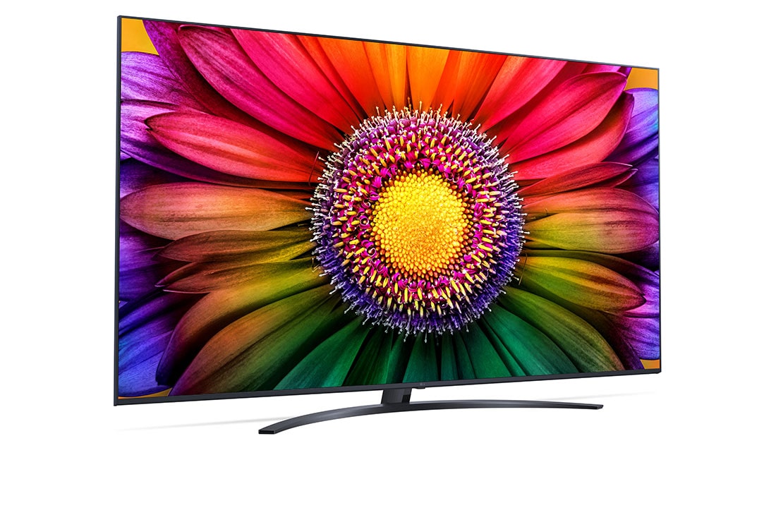 LG 75 pouces LG LED UHD UR81 4K Smart TV - 75UR81006LJ, vue de côté à 30 degrés, 75UR81006LJ, thumbnail 6
