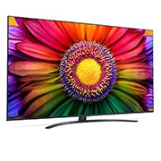 LG 75 pouces LG LED UHD UR81 4K Smart TV - 75UR81006LJ, vue de côté à 30 degrés, 75UR81006LJ, thumbnail 6