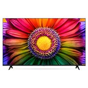 LG UHD UR80 50'' 4K Smart TV 2023, vue de côté à 30 degrés, 50UR80006LJ, thumbnail 2