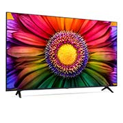 LG UHD UR80 50'' 4K Smart TV 2023, vue de côté à -30 degrés, 50UR80006LJ, thumbnail 6