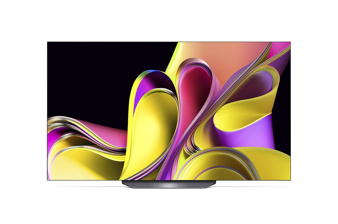 LG OLED B3 65'' 4K Smart TV 2023, Vue avant du LG OLED avec l’emblème 10 Years World No.1 OLED affiché à l’écran., OLED65B36LA, thumbnail 2