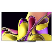 LG OLED B3 65'' 4K Smart TV 2023, Vue avant du LG OLED avec l’emblème 10 Years World No.1 OLED affiché à l’écran., OLED65B36LA, thumbnail 2
