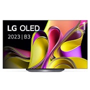 LG OLED B3 65'' 4K Smart TV 2023, Vue avant du LG OLED avec l’emblème 10 Years World No.1 OLED affiché à l’écran., OLED65B36LA, thumbnail 1