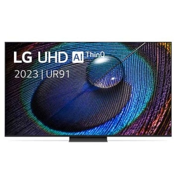 Vue avant du téléviseur UHD de LG1