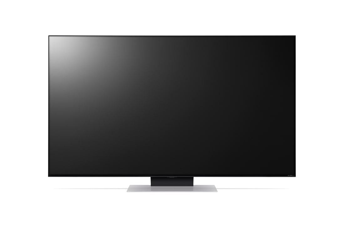 LG 55 pouces LG QNED86 MiniLED 4K Smart TV - 55QNED866RE, Vue avant du téléviseur QNED de LG avec image de remplissage et logo du produit, 55QNED866RE, thumbnail 3