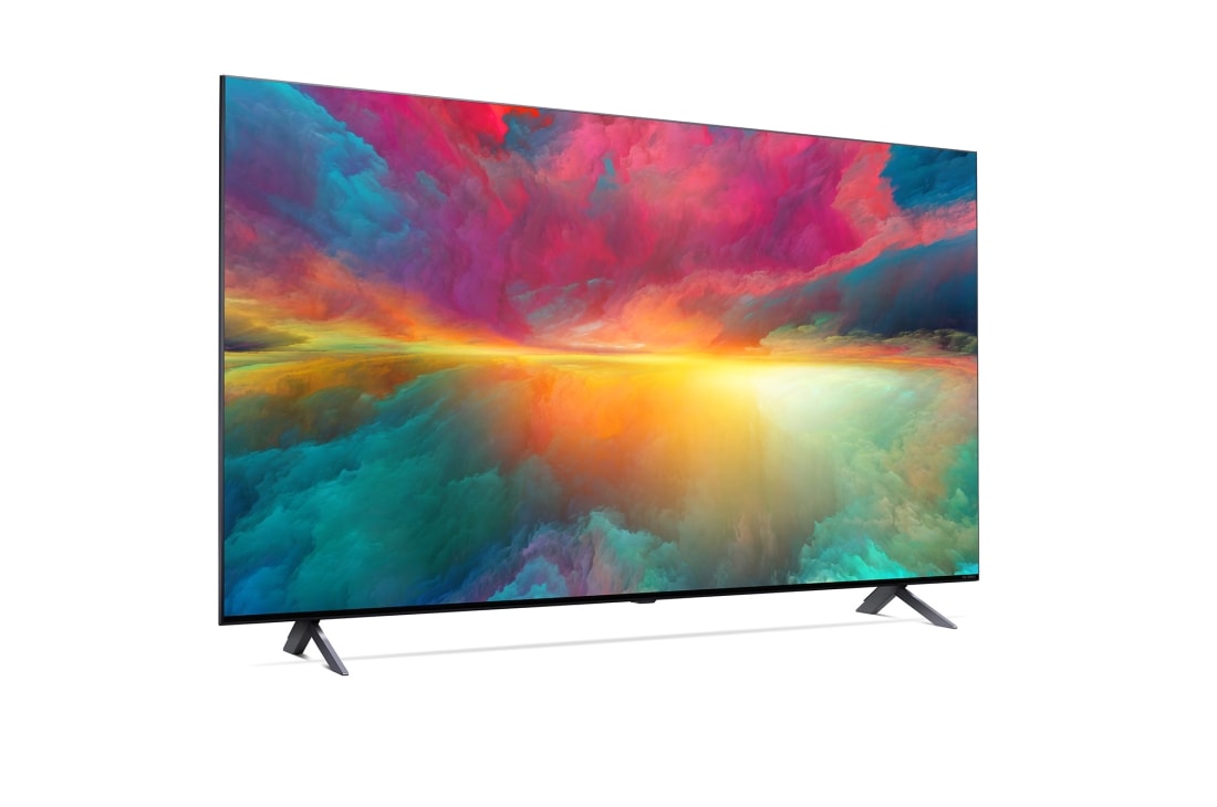 LG 50 pouces LG QNED75 4K UHD Smart TV - 50QNED756RA, vue de côté à 30 degrés avec image de remplissage, 50QNED756RA, thumbnail 6