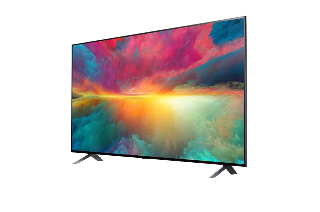 LG 50 pouces LG QNED75 4K UHD Smart TV - 50QNED756RA, vue de côté à 30 degrés avec image de remplissage, 50QNED756RA, thumbnail 9