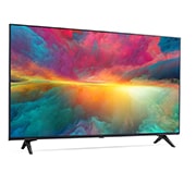 LG 43 pouces LG QNED75 4K UHD Smart TV - 43QNED756RA, vue de côté à 30 degrés avec image de remplissage, 43QNED756RA, thumbnail 6