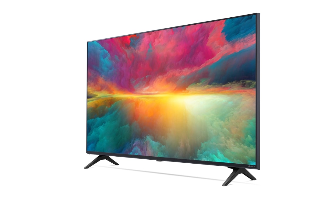 LG 43 pouces LG QNED75 4K UHD Smart TV - 43QNED756RA, vue de côté à 60 degrés, 43QNED756RA, thumbnail 4