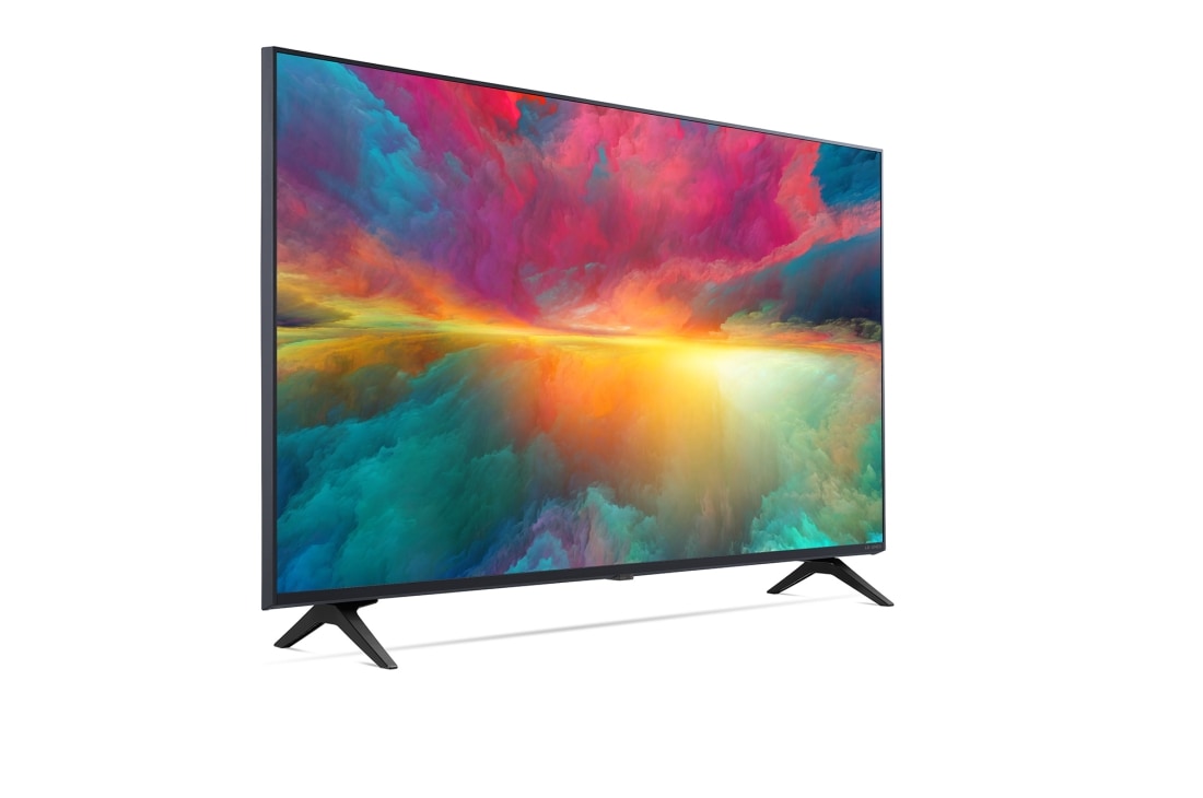 LG 43 pouces LG QNED75 4K UHD Smart TV - 43QNED756RA, vue de côté à 60 degrés, 43QNED756RA, thumbnail 5