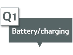 La zone de texte indique « Batterie/chargement ».