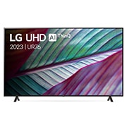 LG 65 pouces LG LED UHD UR76 4K Smart TV - 65UR76006LL, Vue avant du téléviseur UHD de LG, 65UR76006LL, thumbnail 1