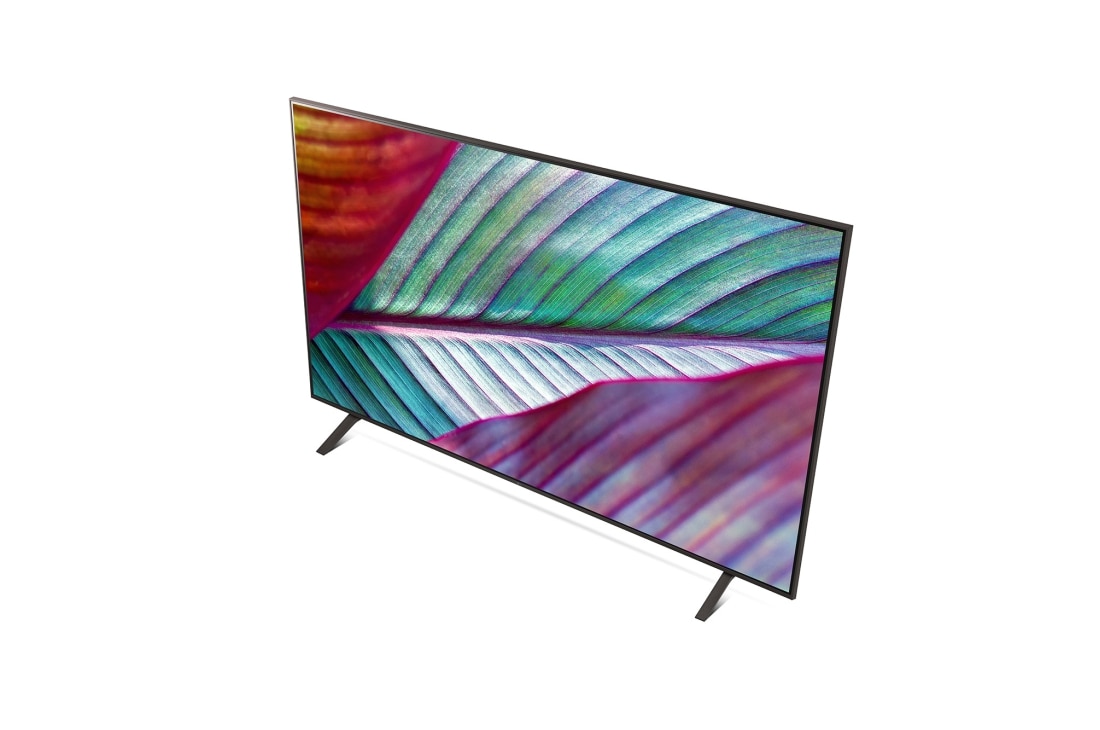 LG 65 pouces LG LED UHD UR76 4K Smart TV - 65UR76006LL, Vue inclinée du dessus, 65UR76006LL, thumbnail 7