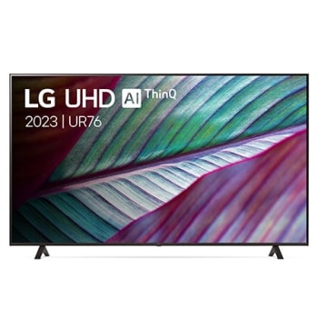 Vue avant du téléviseur UHD de LG1