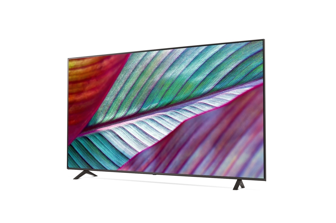 LG UHD UR76 86'' 4K Smart TV 2023, vue de côté à 30 degrés, 86UR76006LC, thumbnail 3