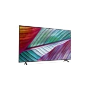 LG UHD UR76 86'' 4K Smart TV 2023, vue de côté à -30 degrés, 86UR76006LC, thumbnail 6