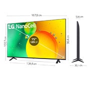 LG NanoCell 75'' TV, 75NANO756QA, 75NANO756QA, thumbnail 3