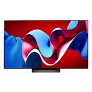 LG 55 pouces LG OLED evo AI C4 4K Smart TV OLED55C4, Vue de face du LG OLED evo TV, OLED C4, OLED55C46LA, thumbnail 2