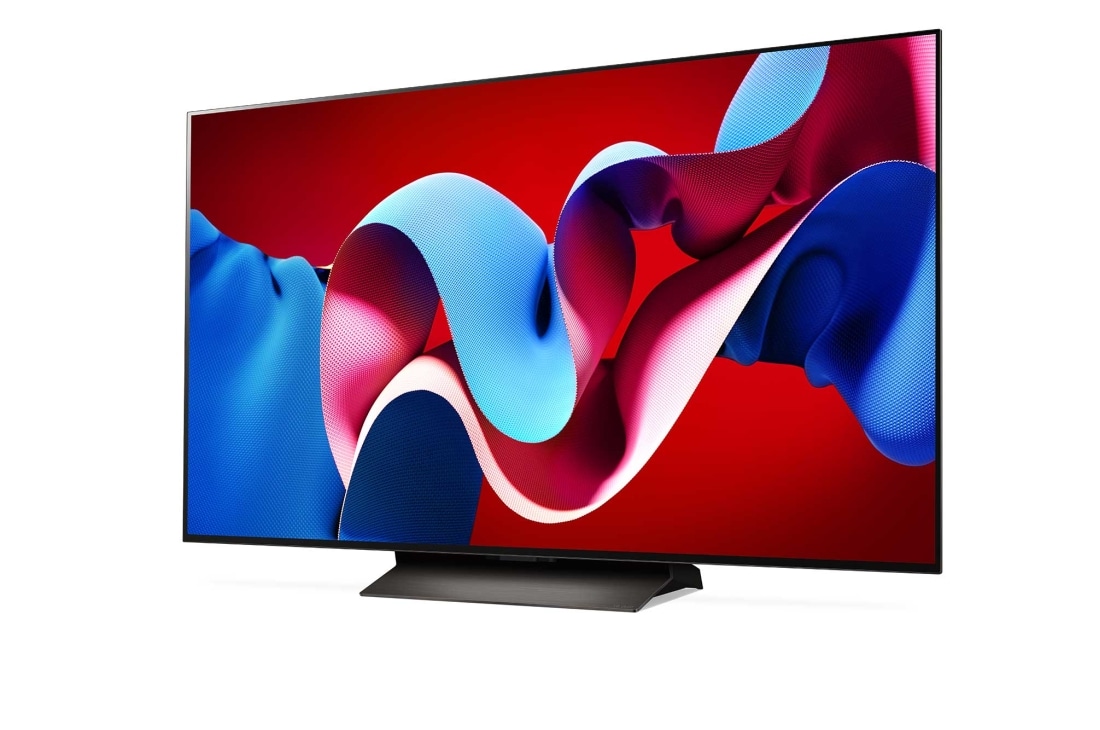 LG 55 pouces LG OLED evo AI C4 4K Smart TV OLED55C4, Vue latérale à partir de la gauche du LG OLED evo TV, OLED C4, OLED55C46LA, thumbnail 3
