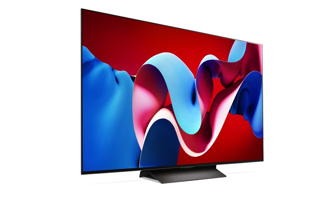LG 55 pouces LG OLED evo AI C4 4K Smart TV OLED55C4, Vue latérale vers la droite du LG OLED evo TV, OLED C4, OLED55C46LA, thumbnail 6
