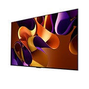 LG 65 pouces LG OLED evo AI G4 4K Smart TV OLED65G4, Vue latérale vers la droite du LG OLED evo TV, OLED G4 sur le mur, OLED65G45LW, thumbnail 4